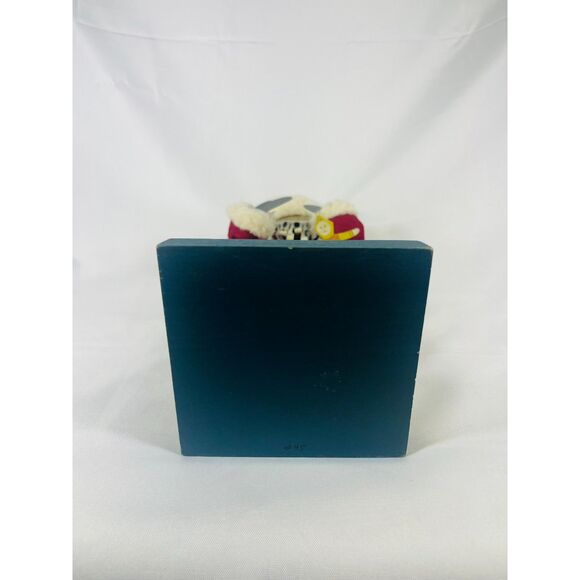 Vintage Metal Shadowdancer Santa Edna Young Signed 1987 - Picture 6 of 9